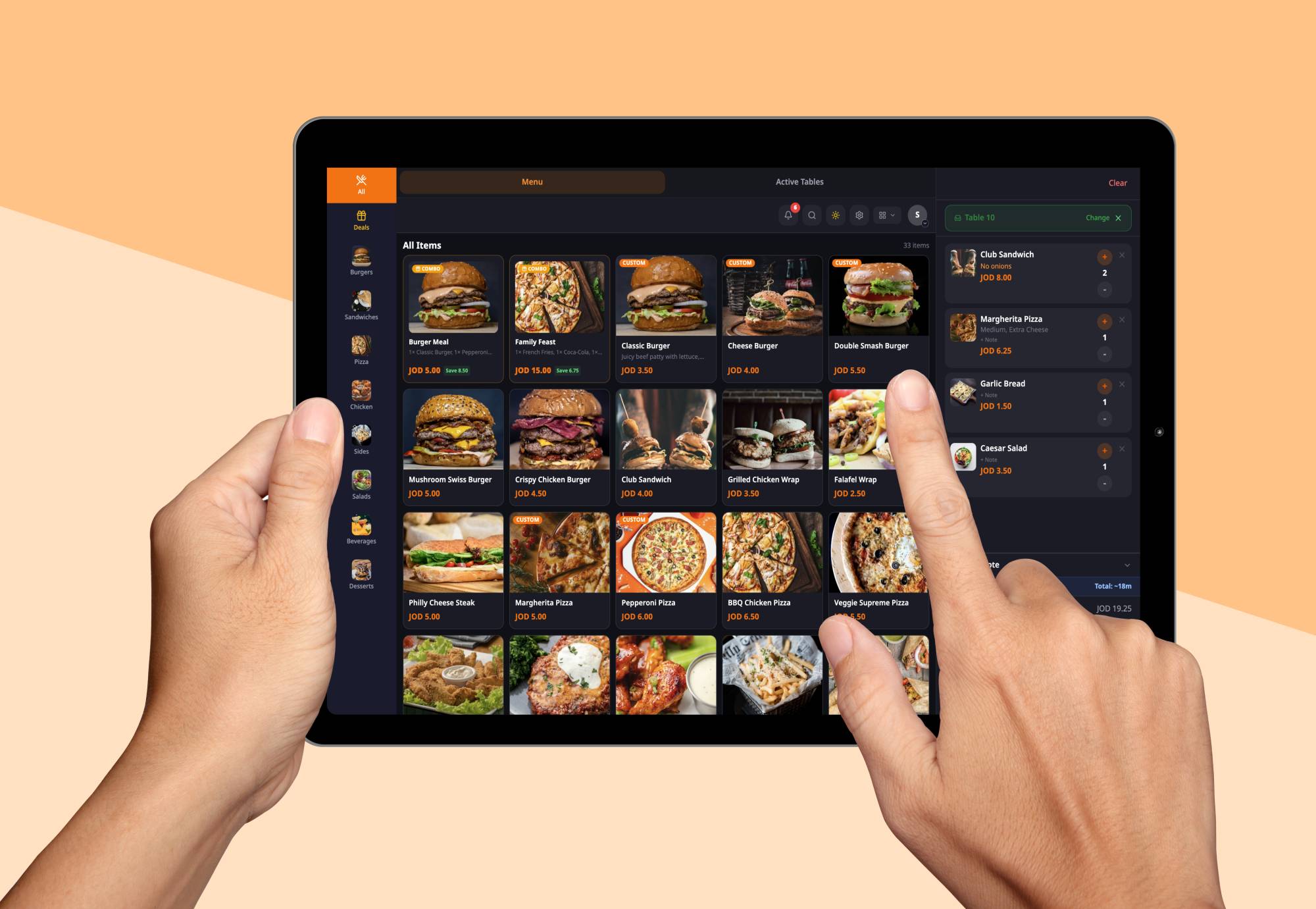 Waiter terminal